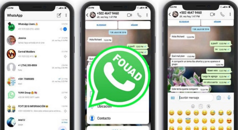 Download Fouad WhatsApp iOS di iPhone